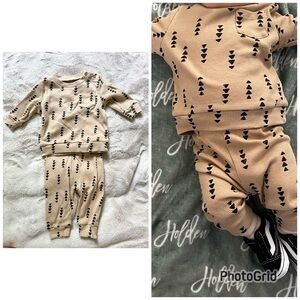Sterling Baby Geographic Ribbed Set 3 Months